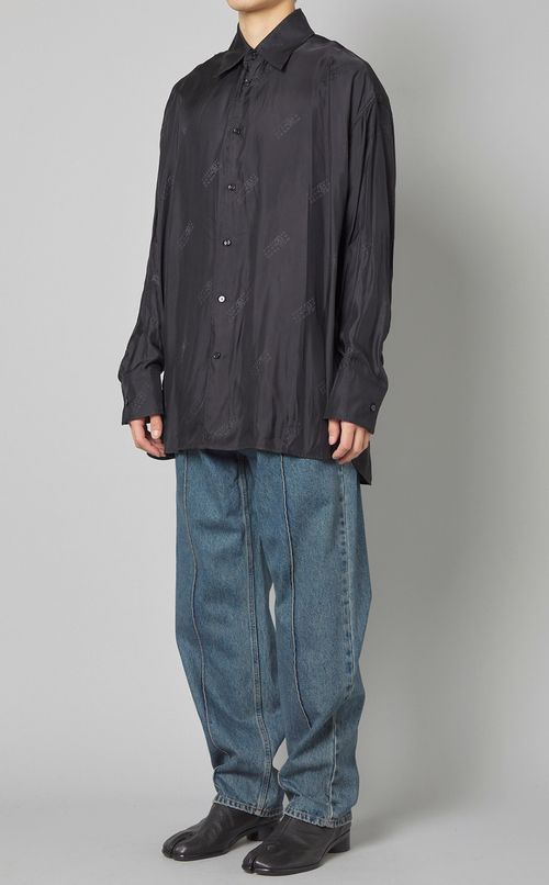 ロゴジャカードロングスリーブシャツ