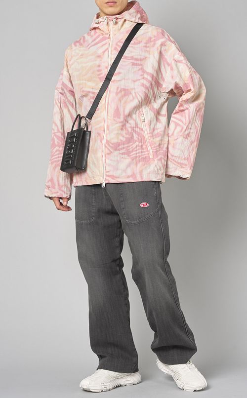 レオパードプリントブルゾン