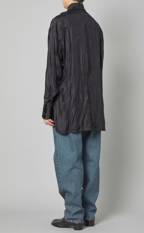 ロゴジャカードロングスリーブシャツ