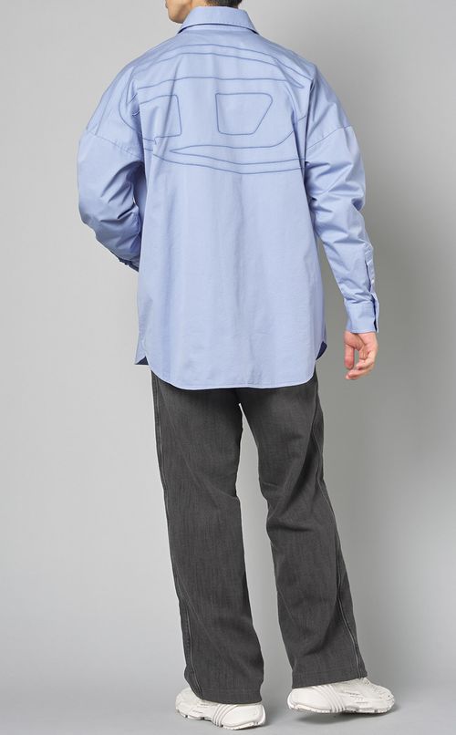 バックロゴビッグシャツ