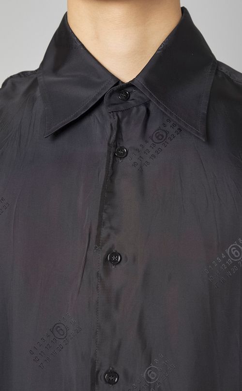 ロゴジャカードロングスリーブシャツ