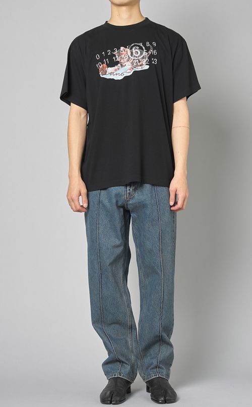 ロゴキャットプリントTシャツ