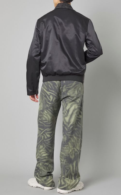 ウォッシュデニムブルゾン