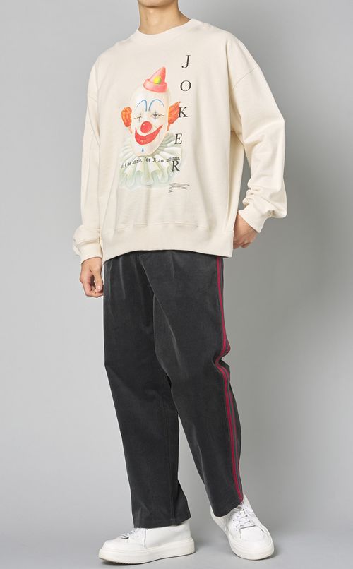 サイドニットトラックパンツ