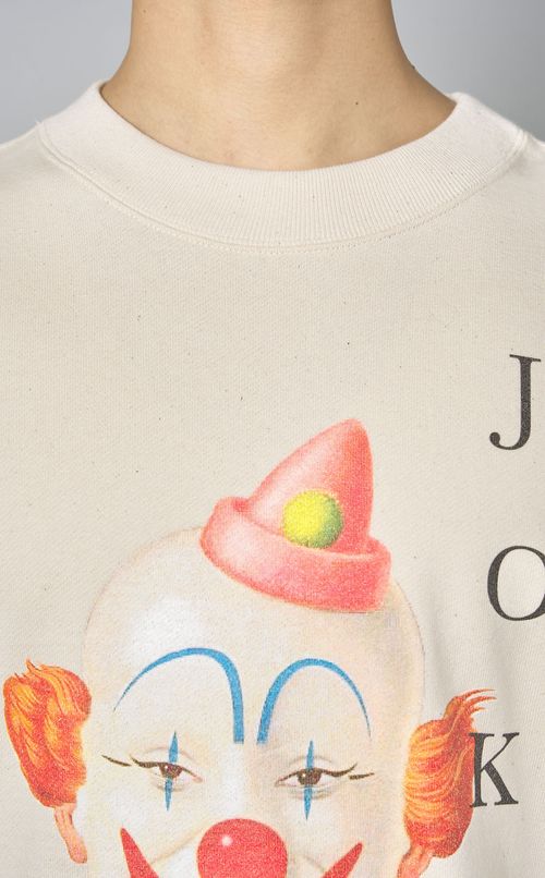 プリントプルオーバースウェット