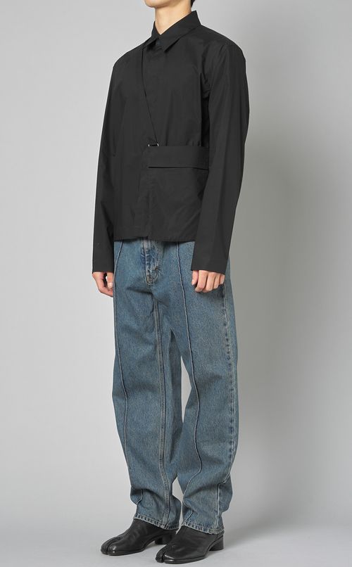 サコッシュ付ロングスリーブシャツ