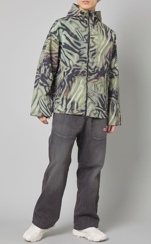 レオパードプリントブルゾン