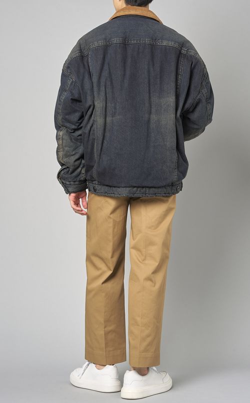 パディングデニムジャケット