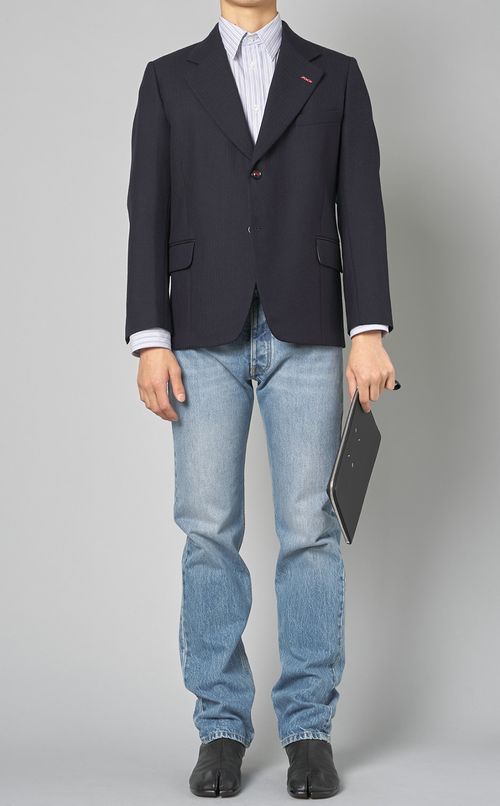 ステッチレザークラッチ