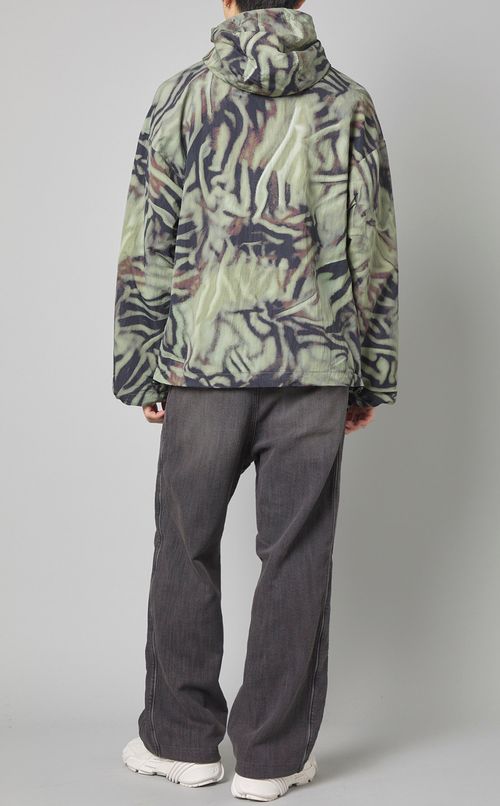 レオパードプリントブルゾン