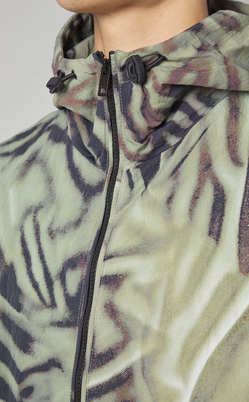 レオパードプリントブルゾン