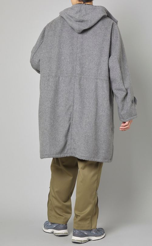 ウールモッサミリタリーパーカコート