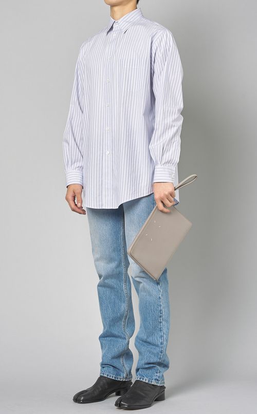 ステッチレザークラッチ