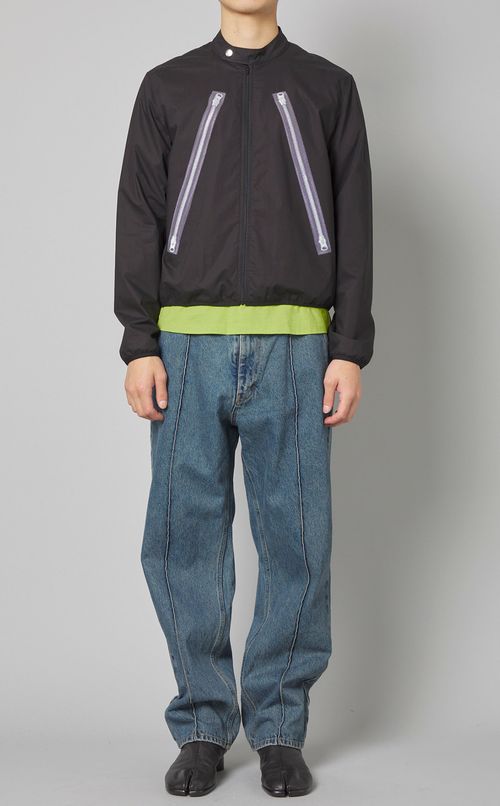 ジッププリントコットンジャケット