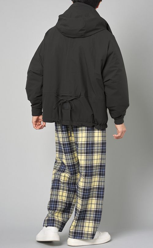 パデッドショートフードブルゾン