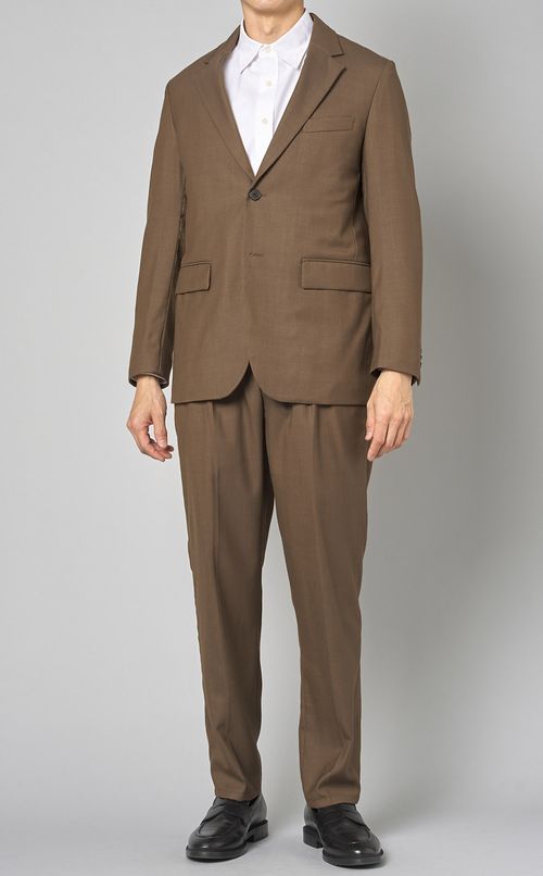 ウールデニムシャンブレーイージーパンツ