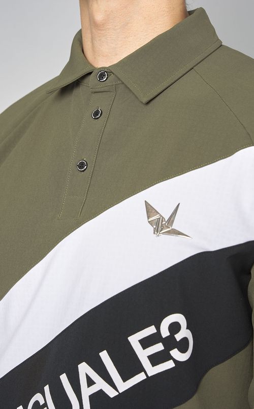 【手洗い可】ダイアゴナルポロシャツ