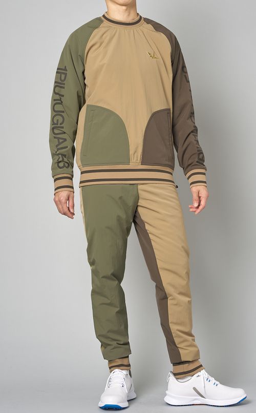 【手洗い可】クレイジーリブパンツ