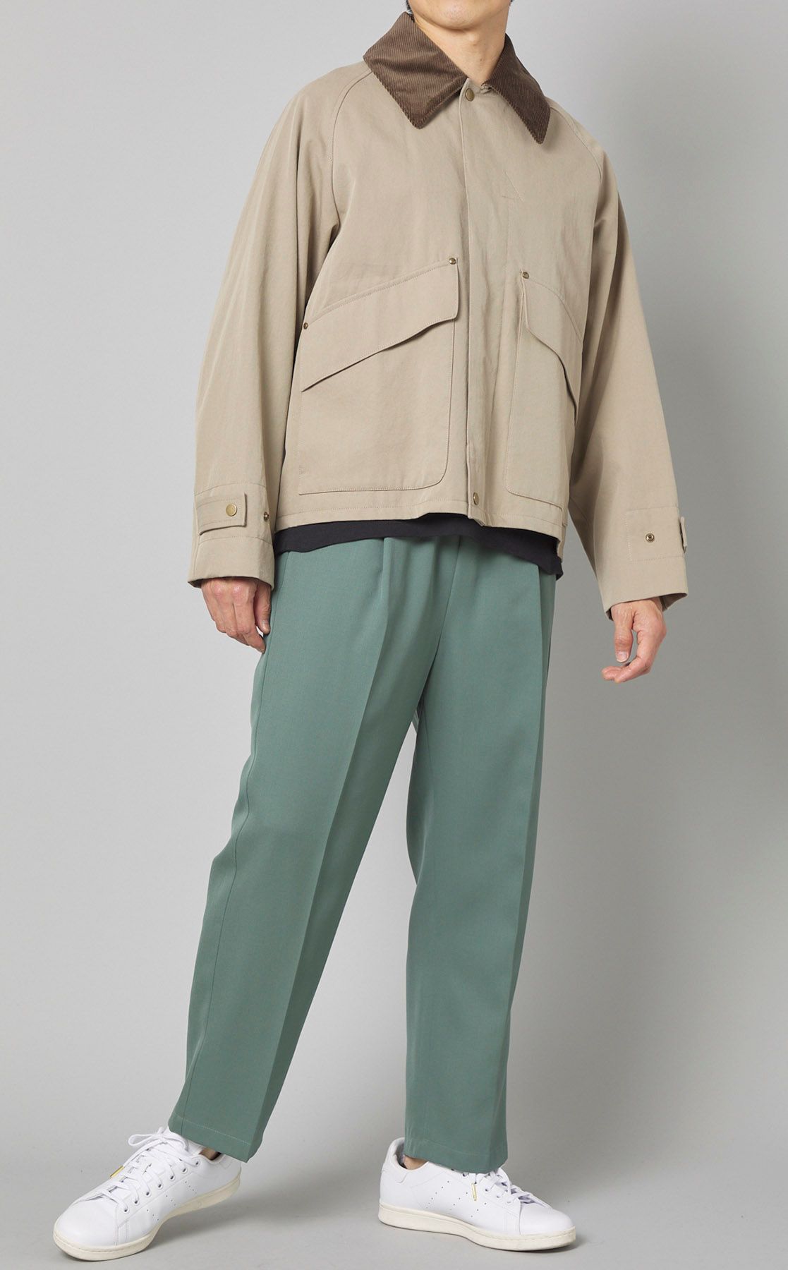 ULTERIOR CHAMBRAY SOFT GABARDINE PANTS 5