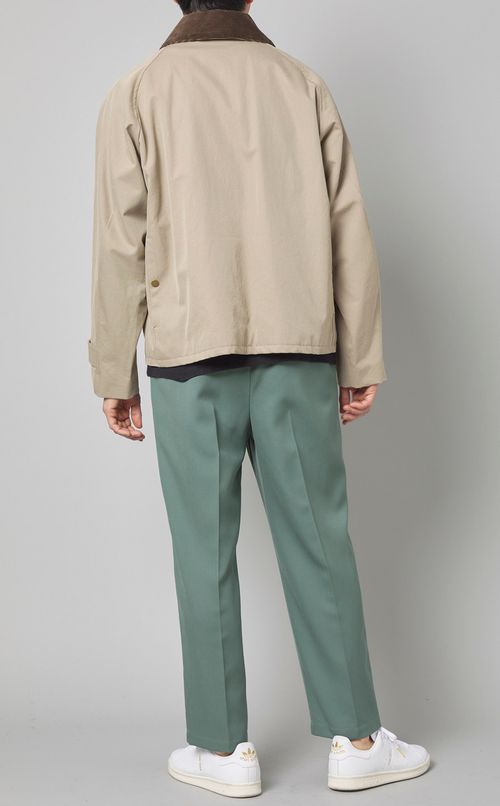 ウォッシュドシャンブレーブルゾン