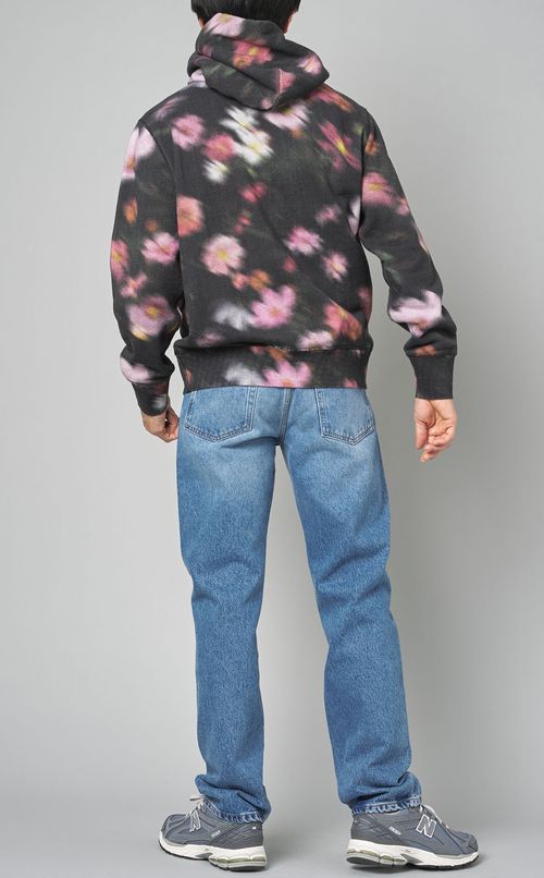 フラワーデジタルプリントフーディ