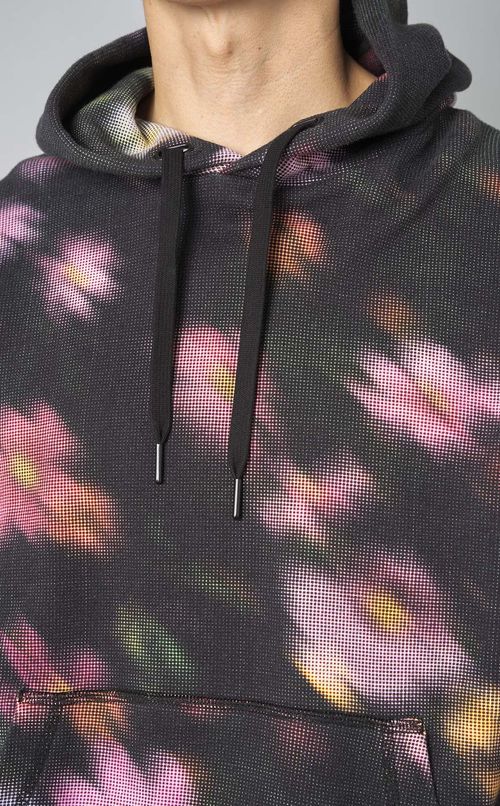 フラワーデジタルプリントフーディ