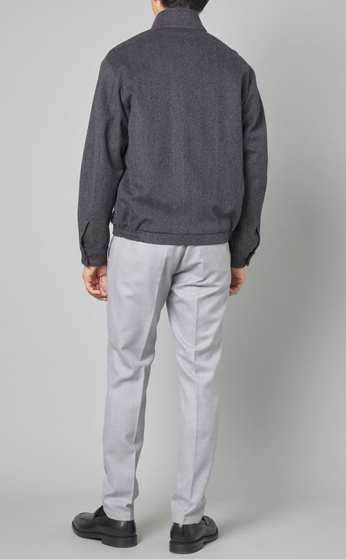 ウールカシミヤスウィングトップブルゾン