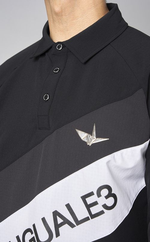 【手洗い可】ダイアゴナルポロシャツ