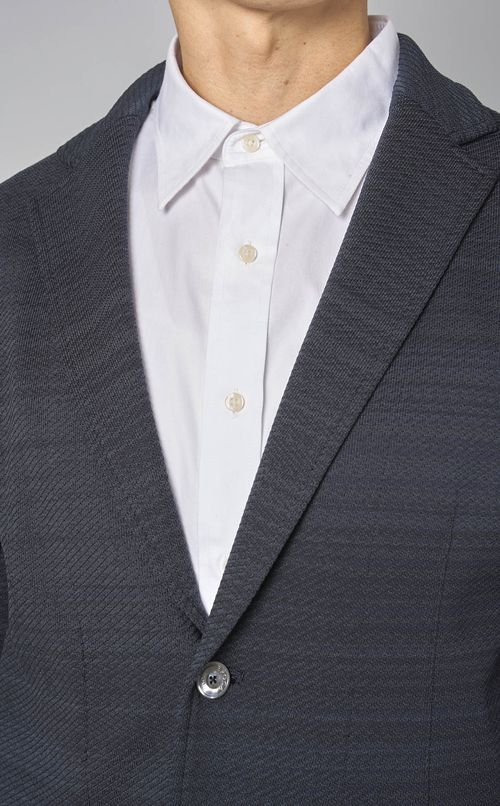 ニット2ボタンジャケット