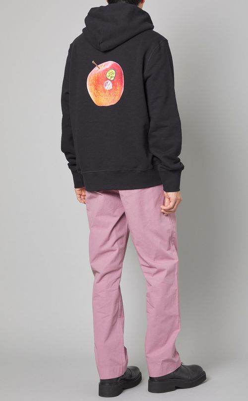 アップルバックプリントフーディ