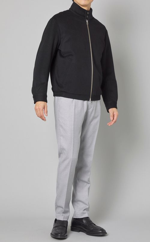 ウールカシミヤスウィングトップブルゾン