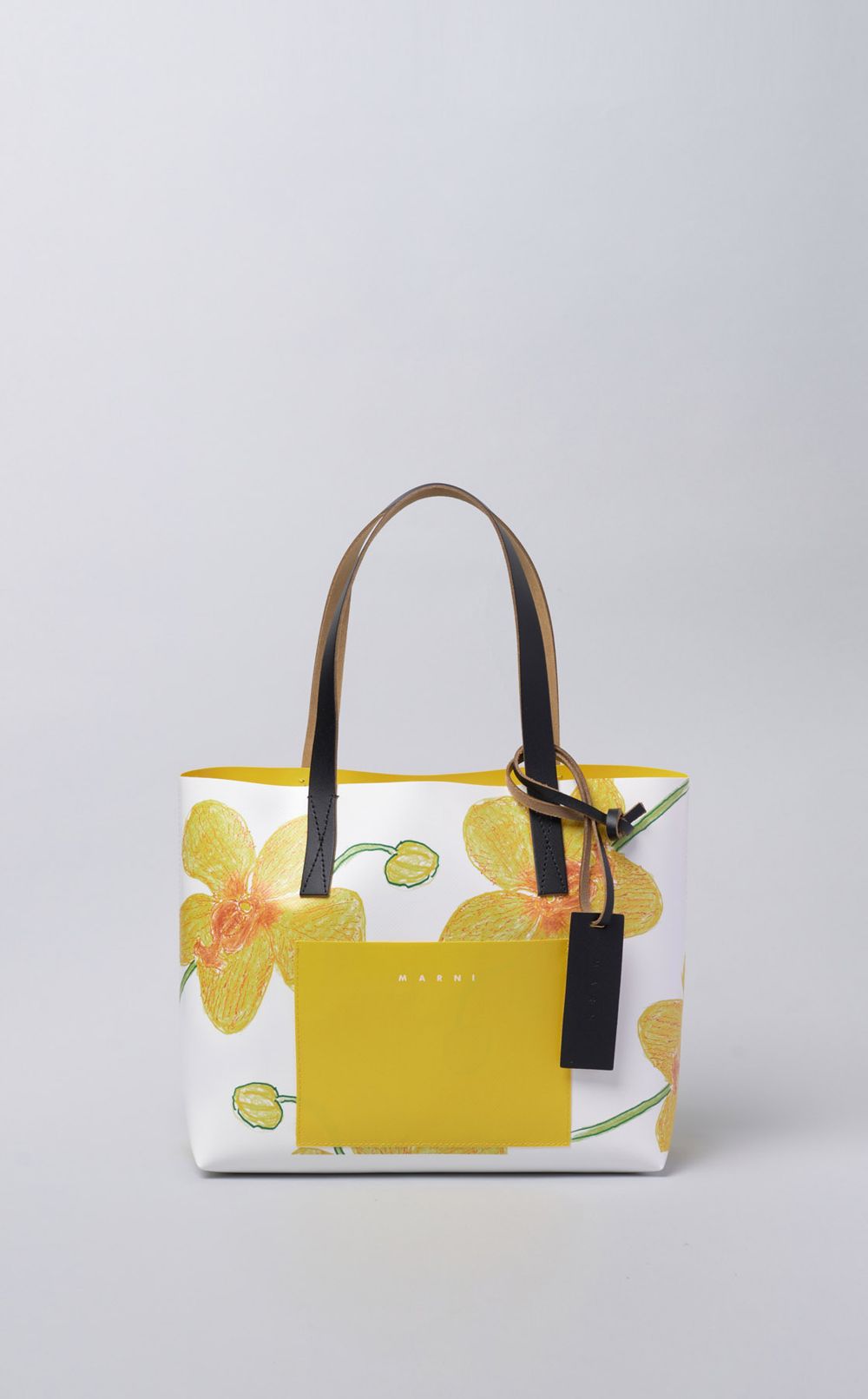 フラワープリントトートバッグ