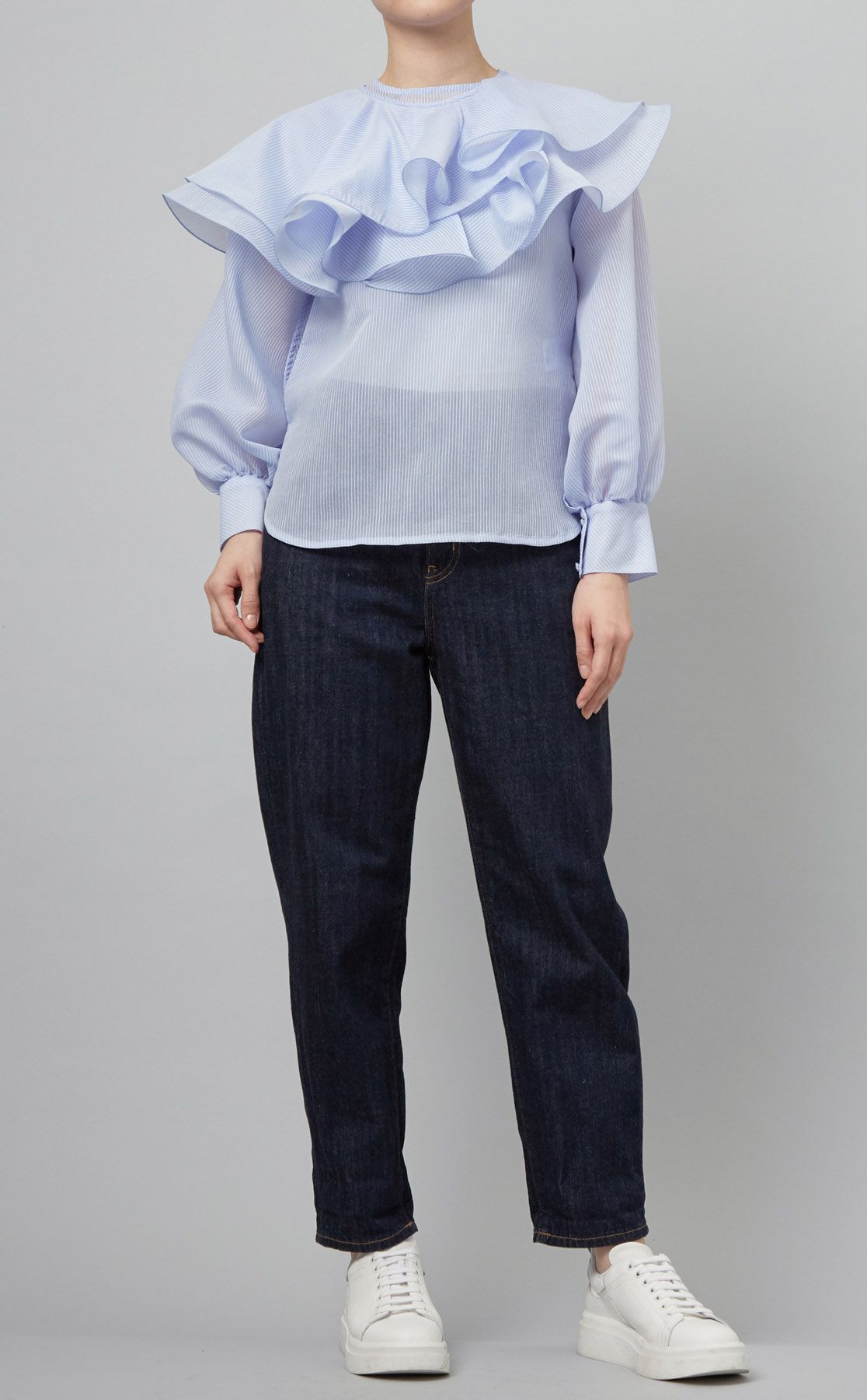 styling/ スタイリング ラッフルティペットブラウス 5way 変形 