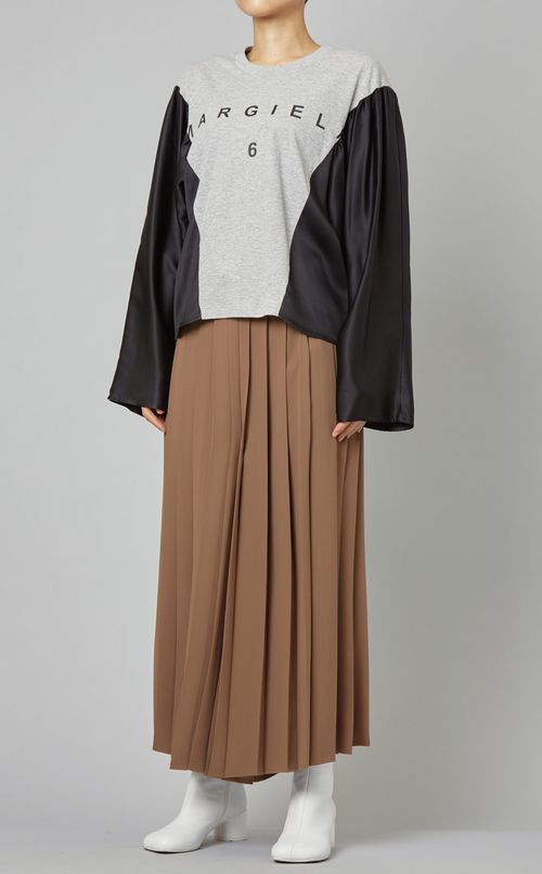 プリーツキュロットパンツ