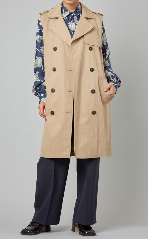 フラワープリントシルクブラウス