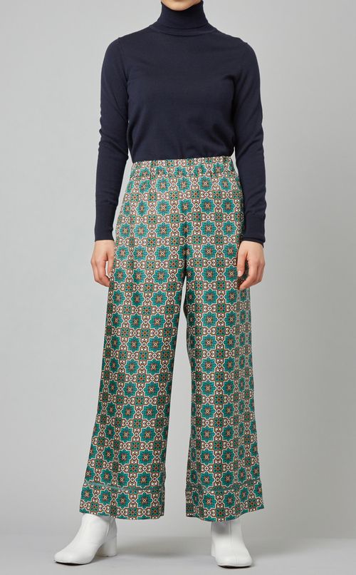 マルチプリントイージーパンツ