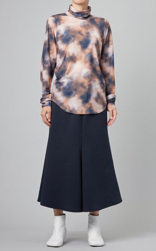 ストレッチマーメイドフレアスカート