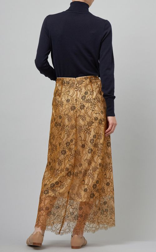 フラワーレーススカート