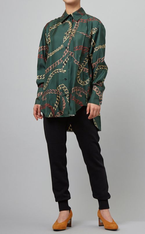 オーバーサイズプリントシャツ