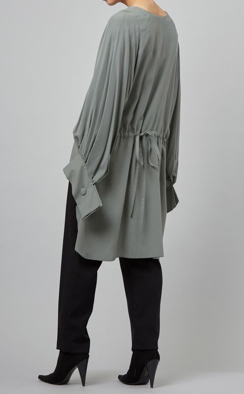 ライトキュプラロングブラウス