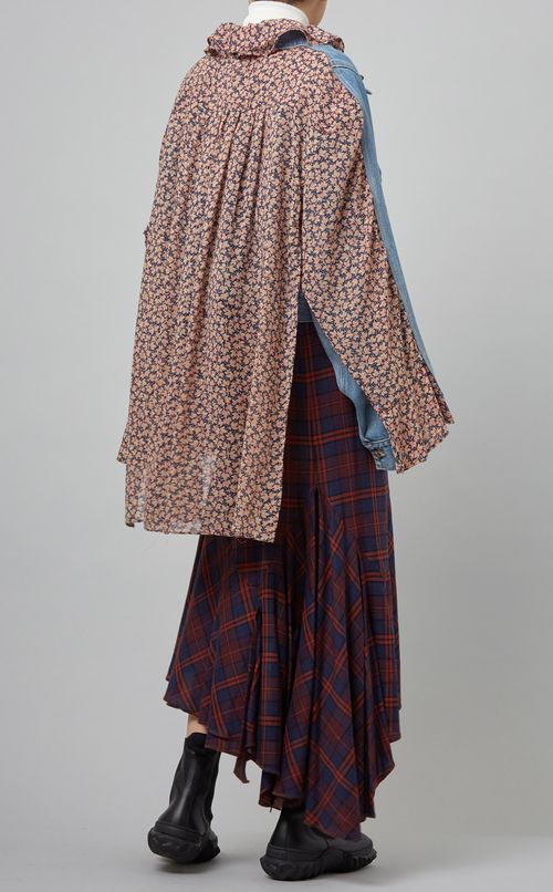 バックプリントデニムジャケット