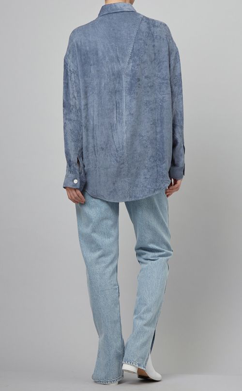 ソフトコーデュロイリラックスシャツ