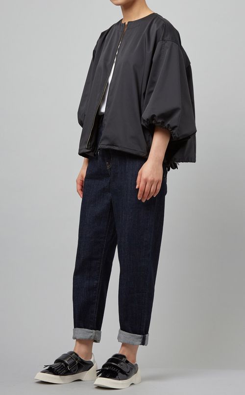 ドルマンスリーブジップアップブルゾン