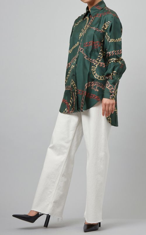 オーバーサイズプリントシャツ