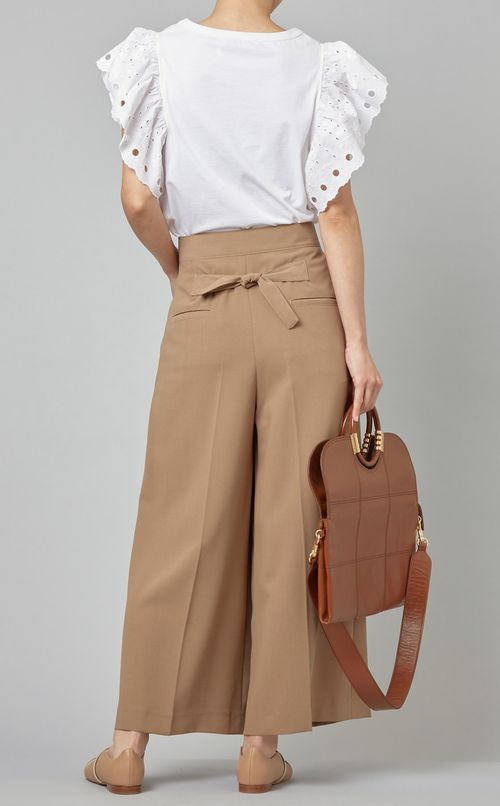 フロントタックストレートパンツ