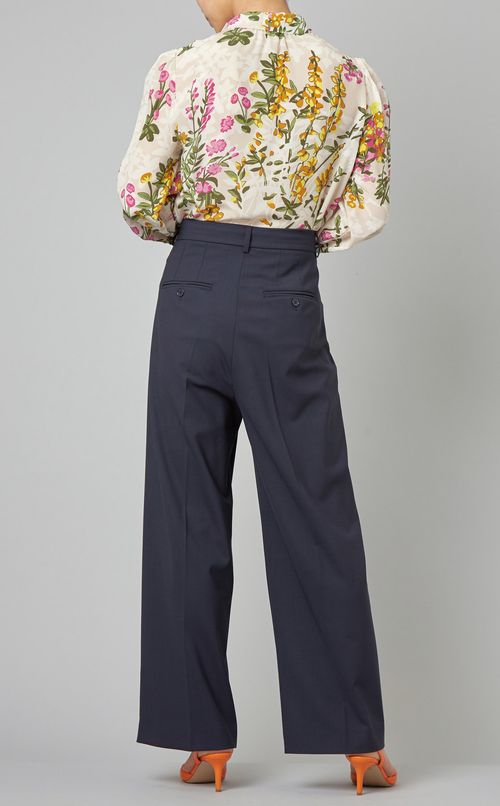 ハイウエストタックパンツ