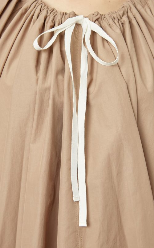 ギャザースモックミニワンピース