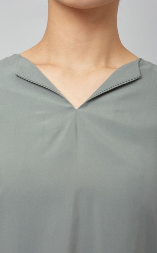 ライトキュプラロングブラウス