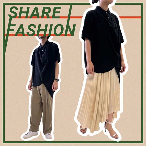 “シェア”がオトクで楽しい！女性も着られる【メンズ服】
